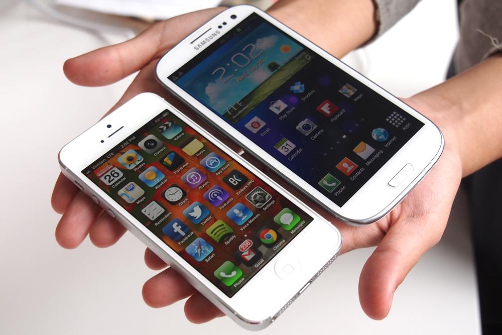Iphone 5 versus Samsung Galaxy S3